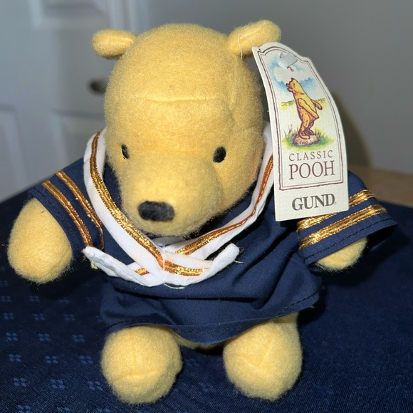 Gund Other - GUND Classic Winnie The Pooh Stuffed Animal Plush 6" Teddy Bear Sailor Top